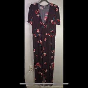 OLD NAVY | Purple Floral Jumpsuit